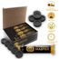 Charcoal Master s Hookah Coals Instant Light – Premium Kohlebriketts für Shisha-Set, Räuchern, Räuchern – 45 Minuten Brennen, geringer Rauch, keine künstlichen Aromen – 33 mm Kohlescheiben für Shisha,
