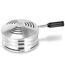 Kitosun Vulcan Smokebox HMD - Aluminium -Wärmemanagementsystem smoke box mit Deckel, halte 3 Stücke 26 mm Holzkohlen leicht, kompatibel mit klassischer Schüssel und Phunnel kopf