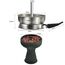 Shisha Kopf Set mit Kaminaufsatz – Kitosun Hookah Zubehör mit Schwarz Silikon Kopf und Shisha Kaminaufsatz Kamin Aufsatz Einfach zu Ersetzen Holzkohle und Schnelle Reinigung