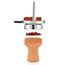 Kitosun Shisha Kopf Set - Vortex Keramik Shisha Köpfe mit 5 Löchern Schirm Holzkohlehalter mit Kamin Hookah Heat Management Kaminaufsatz Gerät für Shisha Narguile Rauchen