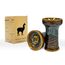 Premium Keramik Hookah Bowl Made by Alpaca Bowl - MiniRook - Hookah Head Bowl Premium Shisha Bowl Phunnel Hookah Bowls zum Rauchen mit Hookah - Hookah Top Bowl (Blau Braun)