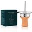 Kitosun Shisha Kopf Set - Vortex Keramik Shisha Köpfe mit 5 Löchern Schirm Holzkohlehalter mit Kamin Hookah Heat Management Kaminaufsatz Gerät für Shisha Narguile Rauchen