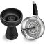 Hookah Bowl Set Silikon Phunnel Tabakschale mit Hookah Kohlehalter Premium Heat Management Screen für Rauchen Shisha Hookah Easy Replace Charcoal Schnelle Reinigung