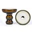 Tabakkopf Shisha Phunnel Kopf - Kitosun Pivot Shisha Kopf Hookah Bowl 320 g Tonschale mit Rand kompatibel mit alle HMD Provost & Foil für Shisha Aromen 15-20 g