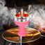 Hookah Bowl - Silikon Phunnel Bowl Schwarz Shisha Bowl Rechter Ersatz für Ton & Keramik Schalen (Rosa, 1 Loch)
