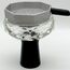 AGSDGAWD Shisha-Schale, diamantförmige Glas-Shisha-Schüssel, hochtemperaturbeständig, kompatibel mit Wärmemanagementsystemen, verbessern Sie Ihr Shisha-Erlebnis (Farbe: Schwarz)