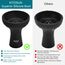 Kitosun Shisha Kopf Wasserpfeife Schüssel – Silikon 7 Loch Phunnel Schalen – Perfekt mit kaloud Lotus – Shisha Bowl schwarz Farbe – rechts Ersatz für Tonerde & Keramik Schalen 8,9 cm hoch