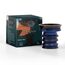 Praktische Shisha-Schüssel, Shisha-Zubehör, hohe Temperaturbeständigkeit, 100% Rohton mit Phunel-Emaille, Shisha-Schale für alle Räuchershisha-Geschmacksrichtungen (Longhua Demin Blue)