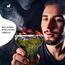 Premium Keramik Hookah Bowl Made by Alpaca Bowl - MiniRook - Hookah Head Bowl Premium Shisha Bowl Phunnel Hookah Bowls zum Rauchen mit Hookah - Hookah Top Bowl (Blau Braun)