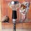 AGSDGAWD Shisha-Schale, Phunnel, diamantförmige Glas-Shisha-Schüssel, groß, hochtemperaturbeständig für Wärmemanagementsysteme, verbessern Sie Ihr Shisha-Erlebnis (Farbe: Schwarz)