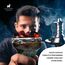 Premium Keramik Hookah Bowl Made by Alpaca Bowl - MiniRook - Hookah Head Bowl Premium Shisha Bowl Phunnel Hookah Bowls zum Rauchen mit Hookah - Hookah Top Bowl (Blau Braun)