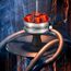 Hookah Bowl Set Silikon Phunnel Tabakschale mit Hookah Kohlehalter Premium Heat Management Screen für Rauchen Shisha Hookah Easy Replace Charcoal Schnelle Reinigung