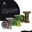 ALPACA BOWL Premium Keramik Hookah Bowl Made Rook - Hookah Head Bowl Premium Shisha Bowl Phunnel Hookah Bowls zum Rauchen mit Hookah - Hookah Top Bowl (Orange Braun)