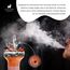Premium Keramik Hookah Bowl Made by Alpaca Bowl - MiniRook - Hookah Head Bowl Premium Shisha Bowl Phunnel Hookah Bowls zum Rauchen mit Hookah - Hookah Top Bowl (Blau Braun)