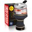 Hookah Bowl Set Premium Stone Black Bowl - Shisha Bowl mit Abdeckung Wärmemanagement Kohlehalter - Luxus Classic Hookah Bowls für Hookah Rauchen, Keramik Hookah Kopf mit HMD