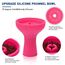 Shisha Kopf Phunnel Shisha Schüssel - Kitosun Shisha Zubehör Tabakkopf 70 Grad Haltbarer Silikon Shisha Kopf für 15-18 gram Aromen Rauchen Arbeiten mit Lotus SmokeBox HMD (Rosa)
