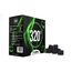 320° 2kg Premium Kokosnuss Naturkohle (27mm Würfel) für Shisha Hookah & BBQ - [Shisha Kohle] - 104 Stück