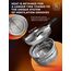 Hookah Bowl Set Premium Stone Black Bowl - Shisha Bowl mit Abdeckung Wärmemanagement Kohlehalter - Luxus Classic Hookah Bowls für Hookah Rauchen, Keramik Hookah Kopf mit HMD