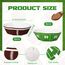 MotiMind Große Fußball-Snack-Schüssel, 23,4 cm, Fußball-Papier-Serviertabletts, langlebige Papierschale für Spieltag, Partys, Sportveranstaltungen, Geburtstagspartys, 12 Stück