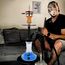 Kitosun Shisha Kopf Set - Vortex Keramik Shisha Köpfe mit 5 Löchern Schirm Holzkohlehalter mit Kamin Hookah Heat Management Kaminaufsatz Gerät für Shisha Narguile Rauchen