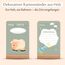 Giftota Meilensteinkarten Baby - 50 Karten (verschiedenen Rückseiten) inkl. Kartenständer aus Holz - Baby Geschenk für Junge und Mädchen - Niedliche Tiere Stil Meilensteinkarte
