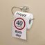 GOODS+GADGETS Lustiges Fun Klopapier zum 40. Geburtstag Toilettenpapier Geschenkartikel Geburtstags-Dekoration 40 und Sexy!