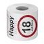GOODS+GADGETS Lustiges Fun Klopapier zur Volljährigkeit 18. Geburtstag Toilettenpapier Geschenkartikel Geburtstags-Dekoration