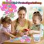 Thedttoy Crystal Slime Set, 500 ml DIY Clear Schleim Kinder Set mit 26 Add-Ins, Schleim Selber Machen Set, Sensorisches Slime Spielzeug Geschenk für Kinderparty, Geburtstag, Ostern, Neujahr