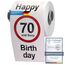 GOODS+GADGETS Lustiges Fun Klopapier zum 70. Geburtstag Toilettenpapier Geschenkartikel Geburtstags-Dekoration 70 und Sexy!