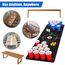 Bierpong Becher Set, Trinkspiel Tisch Matte Set, Beerpong Partybecher Enthält 32 Becher (500ML) +8 Tischtennisbälle+Tischmatte, Wiederverwendbare, Für Party Trinkspiele Camping Geburtstag Hochzeit