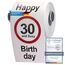 GOODS+GADGETS Lustiges Fun Klopapier zum 30. Geburtstag Toilettenpapier Geschenkartikel Geburtstags-Dekoration 30 und Sexy!