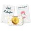 MilaBoo® Zahnfee Geschenk Kinder I Goldene Glücksmünze mit Urkunde & Zahnzertifikat I Geschenkset für Mädchen & Jungen zur Zahnübergabe (Zahnfee Glücksmünze)