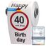 GOODS+GADGETS Lustiges Fun Klopapier zum 40. Geburtstag Toilettenpapier Geschenkartikel Geburtstags-Dekoration 40 und Sexy!