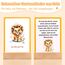 Giftota Affirmationskarten für Kinder - 48 Affirmationskarten inkl. Kartenständer aus Holz - Positive Positive Affirmationen für für Selbstbewusstsein, Mut und Lebensfreude - Süße Tier Stil