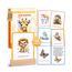 Giftota Affirmationskarten für Kinder - 48 Affirmationskarten inkl. Kartenständer aus Holz - Positive Positive Affirmationen für für Selbstbewusstsein, Mut und Lebensfreude - Süße Tier Stil