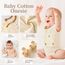 vamei Baby Geschenk Jungen, Neugeborenen Geschenk Babygeschenke zur Geburt Junge Mädchen mit Baby Strampler Badetücher Lätzchen Socken Rassel Erinnerungsbox Grußkarten Baby Shower Party