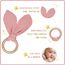 LAFERKA Baby Geschenk | Personalisierte Geschenke Zur Geburt für Mädchen | Schmusetuch Babyparty Beschenk Geschenkset