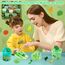 LAWOHO 6 Stück Farbverlauf Grünem Slime Set enthält Fluffy Cloud Wolkenschleim, Clear Slime & Butter Schleim, Schleim Kinder Party Geschenk, Geburtstag Weihnachten Geschenk für Mädchen, Jungen(Gemüse)