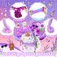 LAWOHO 6 Stück Lavendel Lila Slime Set - Fluffy Cloud Wolkenschleim, Clear Slime & Butter Schleim für Kinder, Mitgebsel Kindergeburtstag Schleim, Halloween Weihnachten Geschenk für Mädchen, Jungen