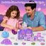LAWOHO 6 Stück Lavendel Lila Slime Set - Fluffy Cloud Wolkenschleim, Clear Slime & Butter Schleim für Kinder, Mitgebsel Kindergeburtstag Schleim, Halloween Weihnachten Geschenk für Mädchen, Jungen