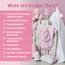 Baby Box Shop – 14 Baby Geschenk Mädchen, Babyparty Mädchen, mit neuen Baby-Essentials für Neugeborene Baby Mädchen und einem rosa Plüsch-Teddybären