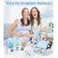 Baby Geschenk Jungen Mädchen Neugeborenen Geschenke zur Geburt mit Schmusetuch/Baby Strampler/Socken/Musselin Decke/Rassel Windeltorte Geschenkbox Baby Shower Party Gender Reveal Geschenk (Blau)