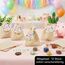 Otuuz 12 Sets Glückssteine Kinder Mitgebsel mit Jutebeutel Glücksschwein, Glücksbringer Steine Kinder Kindergeburtstag Mitgebsel Set, Natursteine bunt für Silvester Geschenk, Adventskalender Füllung