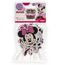 dekora - Set für Cupcakes und Muffin Deko Geburtstag - Minnie Maus Cupcake Topper aus Papier - 16 Stück in 8 verschiedenen Designs