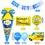 Einschulung Deko Set Mädchen - Rosa Schulkind Banner, Zuckertüte Folienballon, Schulanfang Latex Ballons für Schuleinführung