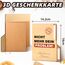 Giftota Karte Ruhestand Holz Klappkarte, Karte zum Ruhestand mit Lustigen Motiven, Abschiedskarte Kollegen, Rentner Geschenk Mann Frauen