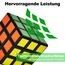 Willingood Mini Zauberwürfel Set, 12 Stück 3 * 3 * 3cm Magic Würfel Party Mitgebsel Kindergeburtstag Gastgeschenke für Weihnachten Reisespiele Geburtstag Mädchen und Jungen Klein Magic Cube