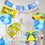Einschulung Deko Set Mädchen - Rosa Schulkind Banner, Zuckertüte Folienballon, Schulanfang Latex Ballons für Schuleinführung