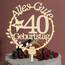 Giftota 55. Geburtstag Holz Cake Topper mit LED Lichterkette - 55. Geburtstag Deko für Frauen und Männer