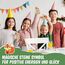 Otuuz 12 Stück Glückssteine für Kinder mit Jutesäckchen Bunte Glücksbringer Steine Magische Steine Party Mitgebsel für Kindergeburtstag Silvester Waldtiere Geburtstag Geschenke Kinder Kleinigkeiten